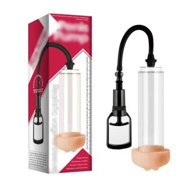The vacuum pump thickens the penis during intercourse